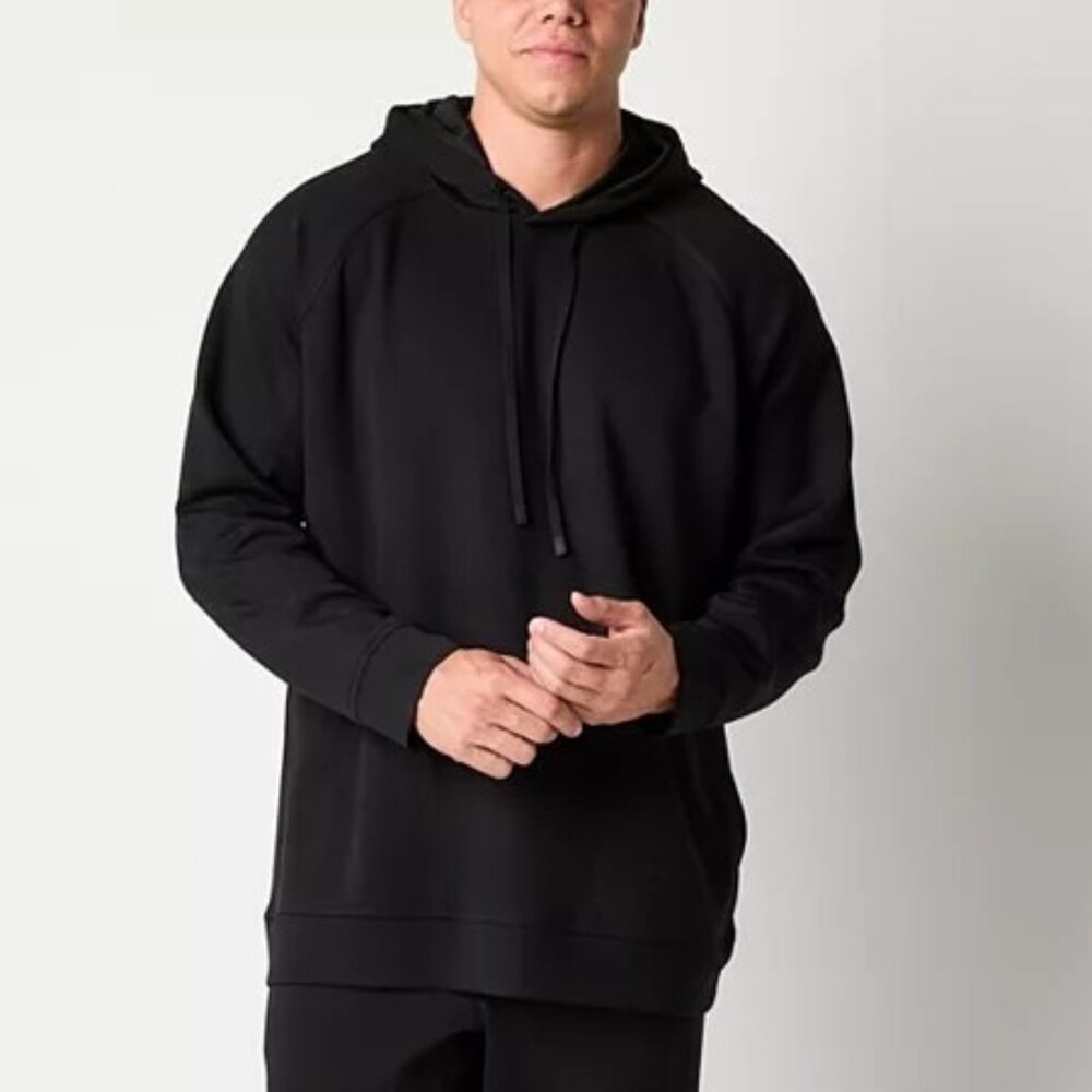 Xersion Big and Tall Scuba Mens Long Sleeve Hoodie, 3x-large, Black